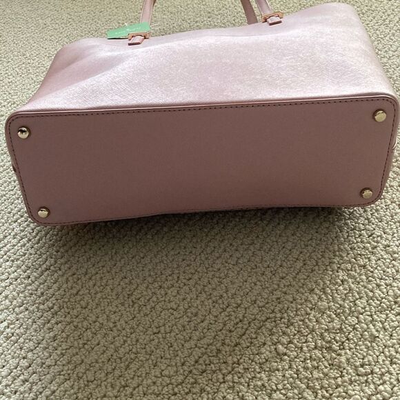 NEW Kate Spade Cedar Street Perforated Taylor Bag Handbag Texture Pink 2014 NWT - Picture 7 of 12